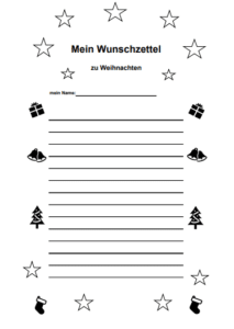 Wunschzettel Weihnachten 3