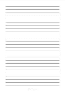 Mehr über den Artikel erfahren Liniertes Blatt ausdrucken